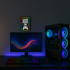 🎮 Game Mode ON – RGB Wall Art (Small)