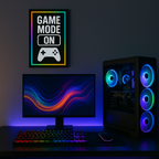 🎮 Game Mode ON – RGB Wall Art (Medium)
